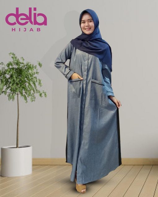 Baju Muslim Casual - Clarisa Dress - Delia Hijab