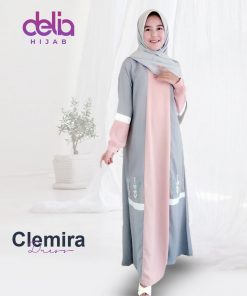 Baju Gamis Syari - Clemira Dress - Delia Hijab