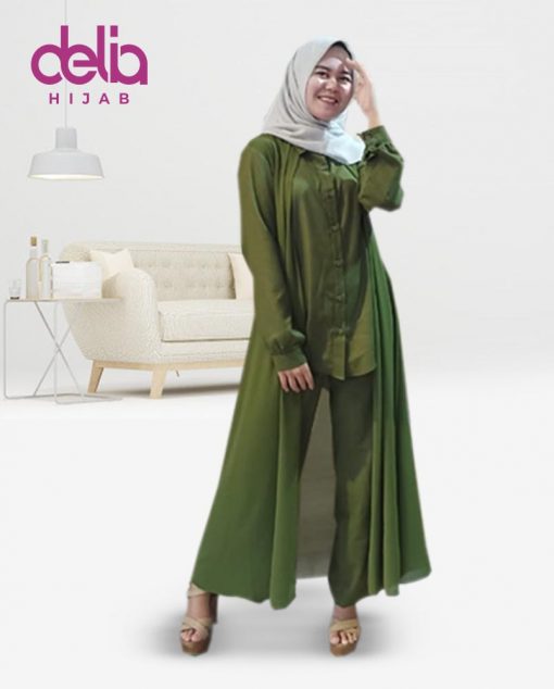 Baju Muslim Modern - Casandra Set - Delia Hijab