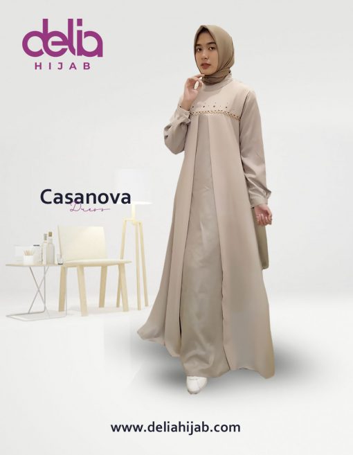 Baju Muslim Casual - Casanova Dress - Delia Hijab