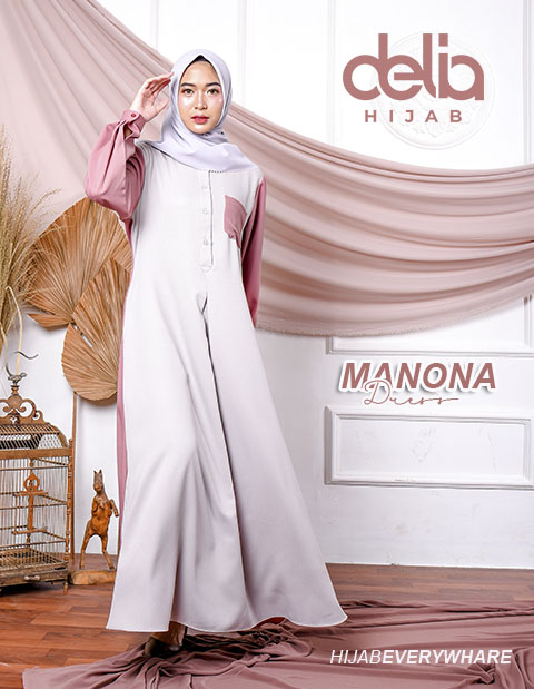 Baju Muslim Modern - Manona Dress - Delia Hijab