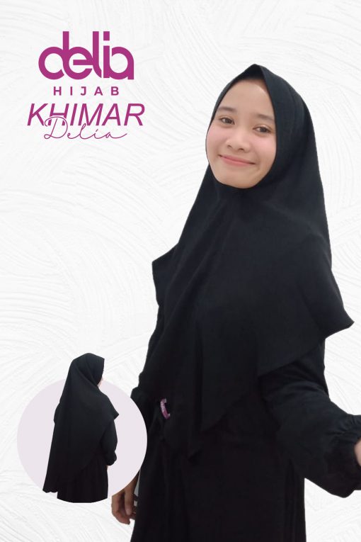 Kerudung Khimar Syari - Khimar 03 - Delia Hijab