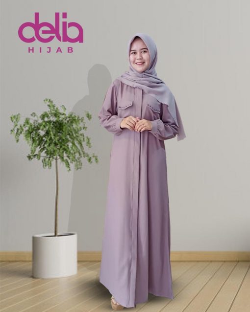 Baju Gamis Modern - Natalia Dress - Delia Hijab