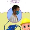 Masker Anak Karakter - Masker Anak 02 - Delia Hijab