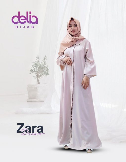 Baju Gamis Polos – Zara Dress – Delia Hijab