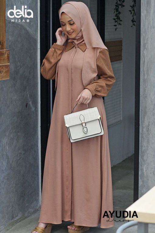 Baju Gamis Modern – Ayudia Dress – Delia Hijab